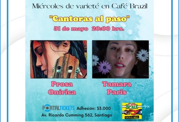 Prosa Onírica & Tamara Paris en Café Brasil
